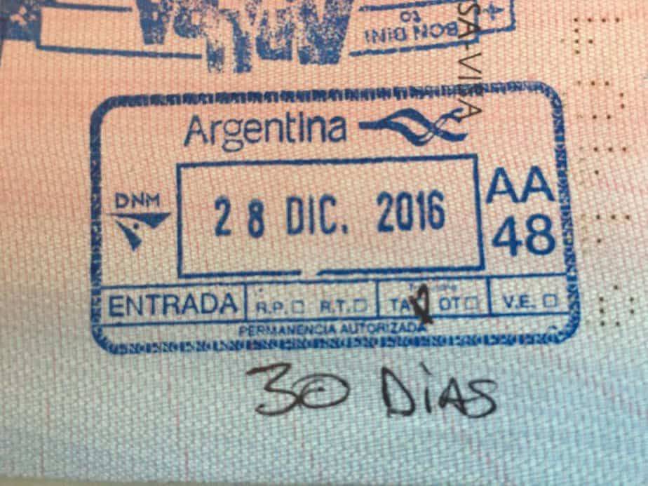 Persyaratan visa Argentina untuk Nigeria