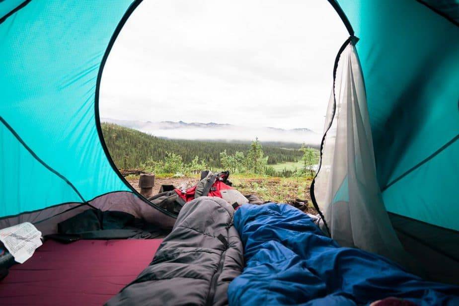 Sacos de dormir de acampamento