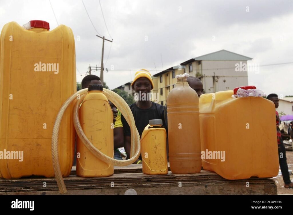 Another 50k business idea in Nigeria is selling petrol on the streets
