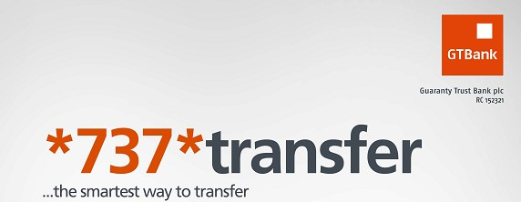THis is a picture of GTBank transfer code.