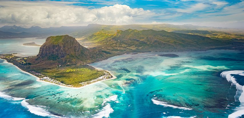 Mauritius is a beautiful island in Africa.
