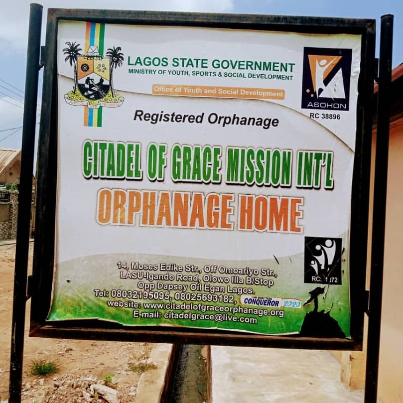 Citadel Of Grace Mission Int'l Orphanage Home