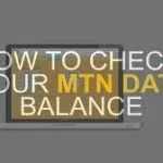 How to Check MTN Data Balance