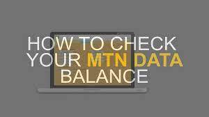 Comment vérifier la balance des données MTN