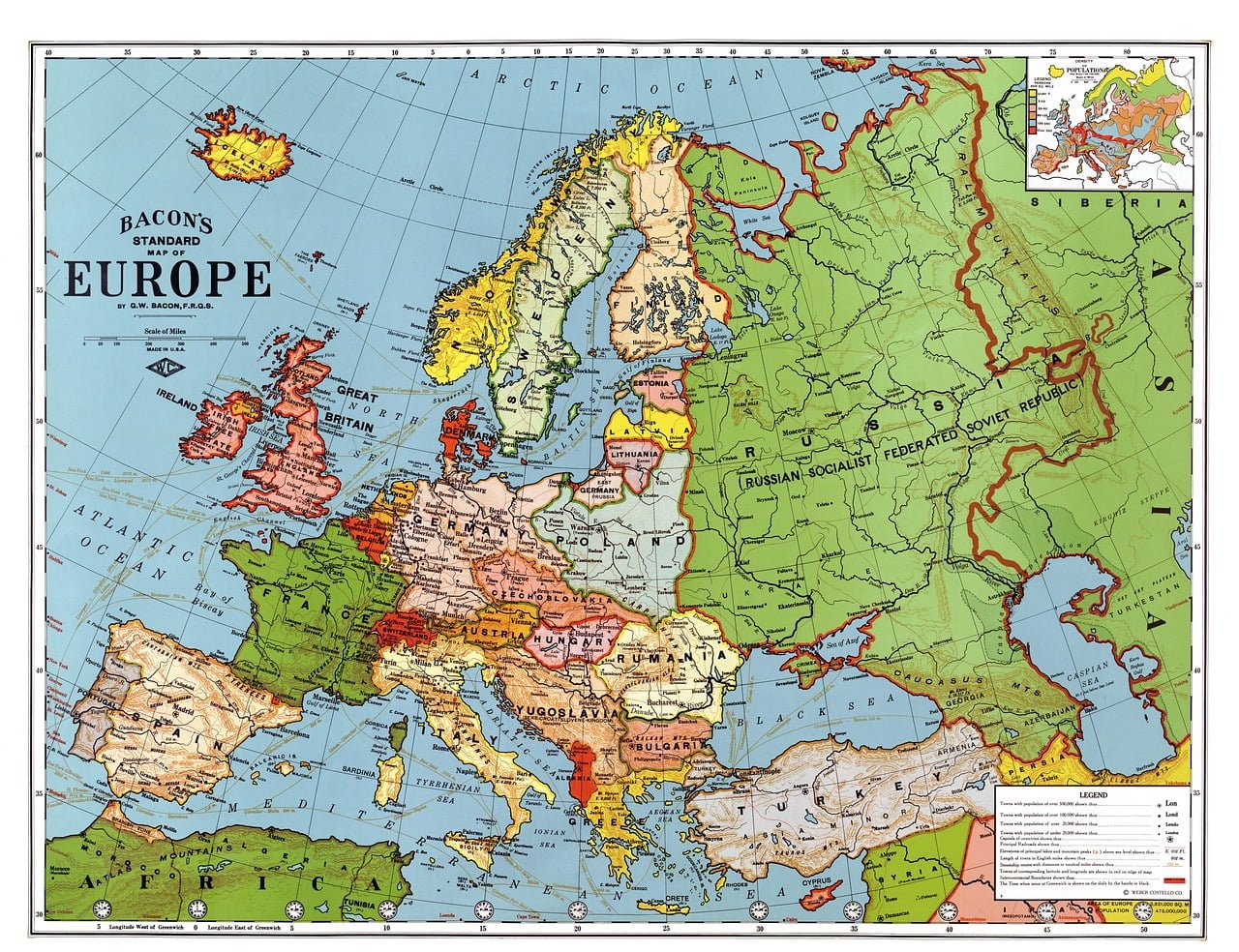 European Countries and Their Capitals